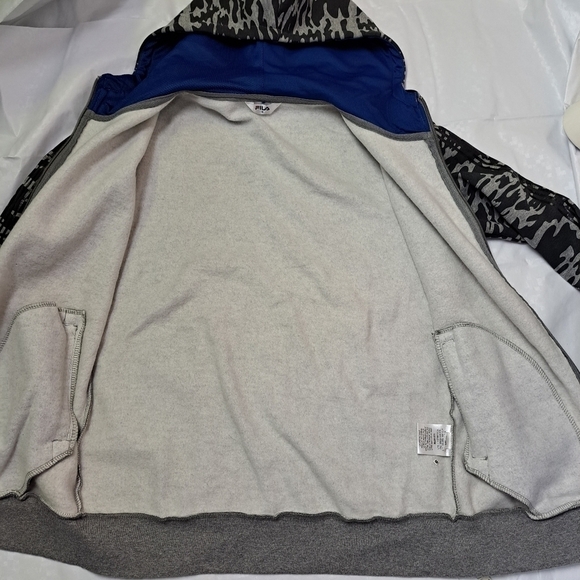 FILA Camo Zip up Hoodie - Picture 4 of 8